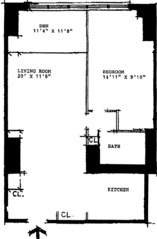 155 West 68th Street, 1815 | floorplan | View 2