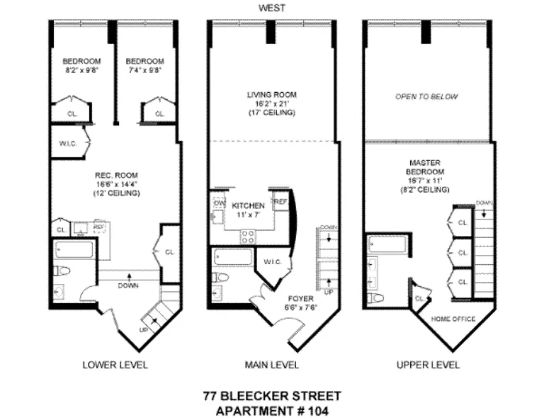 77 Bleecker Street, 104 | floorplan | View 17