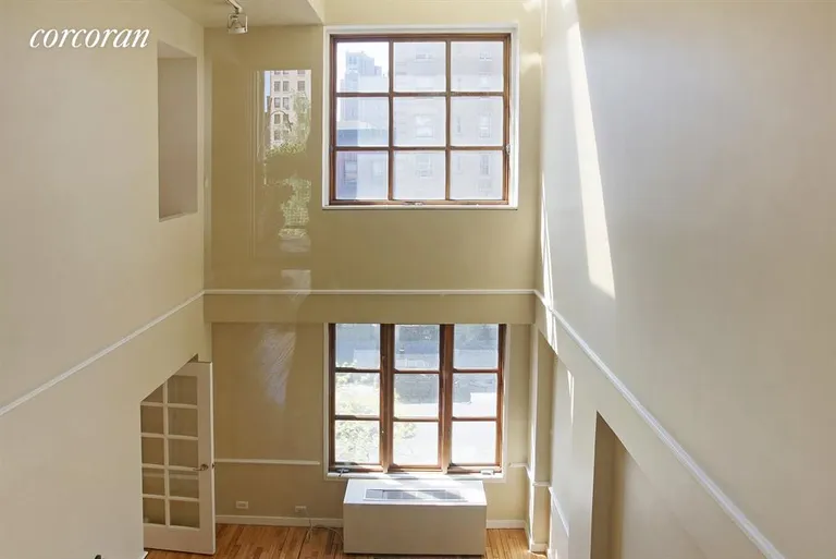 New York City Real Estate | View 126 Waverly Place, 3E | Beautiful paned windows | View 2