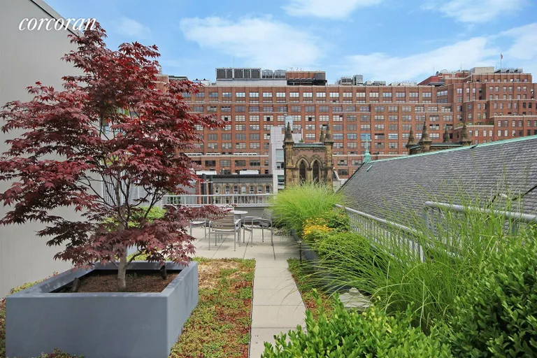 New York City Real Estate | View 345 West 13th Street, 4F | Beautifully Planted Common Roof Garden  | View 19