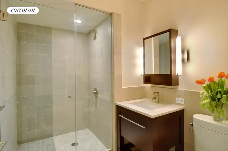 New York City Real Estate | View 101 West 24th Street, 9B | Spa-like Guest Bathroom | View 8