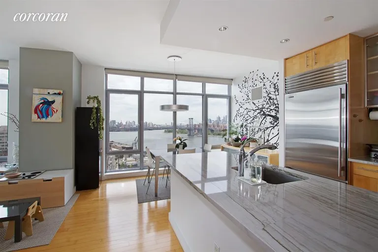 New York City Real Estate | View 1 NORTHSIDE PIERS, 22E | Kitchen | View 2