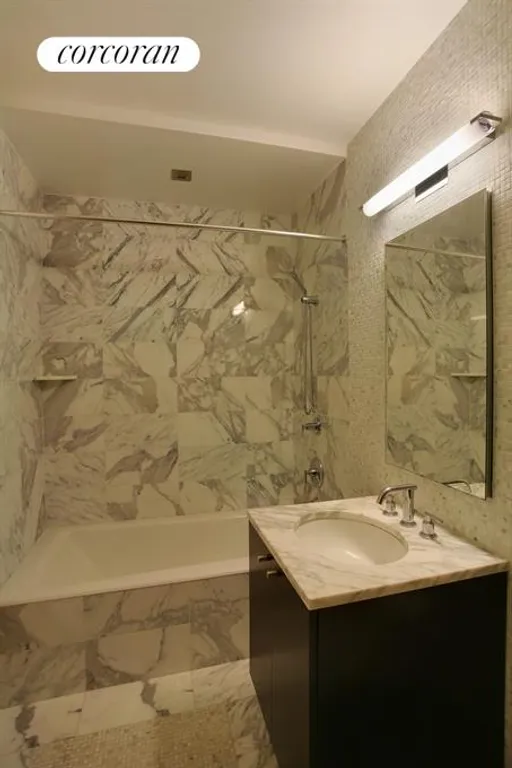 New York City Real Estate | View 46-30 Center Boulevard, 508 | Master Bathroom | View 9