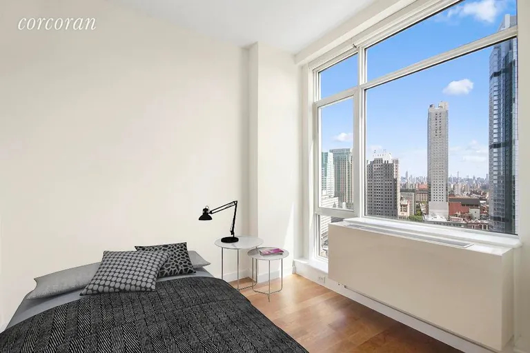 New York City Real Estate | View 189 Schermerhorn Street, 25G | Bedroom w/ Floor to Ceiling Windows | View 3