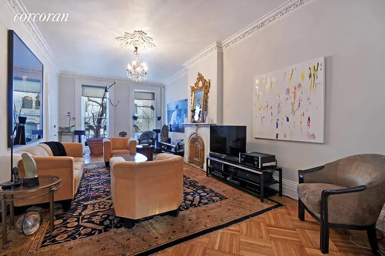 New York City Real Estate | View 459 West 24th Street, 1 Duplex | Living Room | View 13
