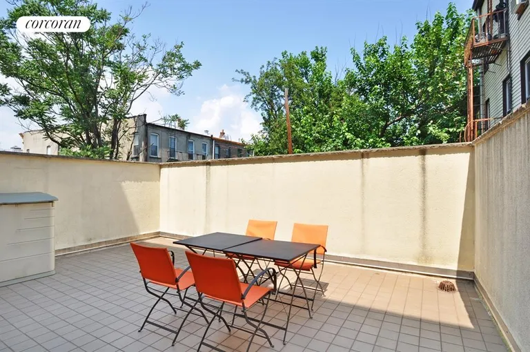New York City Real Estate | View 93 Wyckoff Avenue, 2B | Spacious patio that is all yours! | View 5