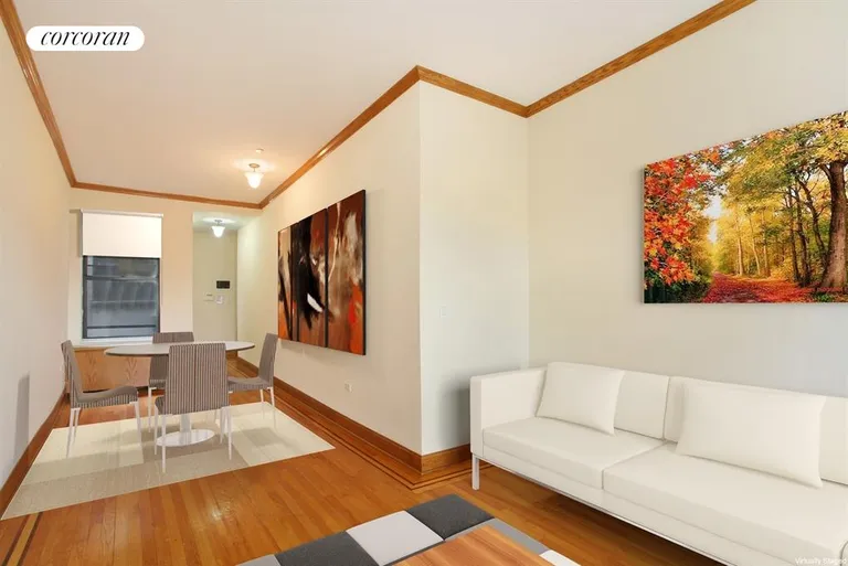 New York City Real Estate | View 13 East 131st Street, 5A | Living Room / Dining Room | View 14