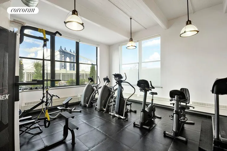 New York City Real Estate | View 1 Main Street, 8k | well equipped bright gym | View 8