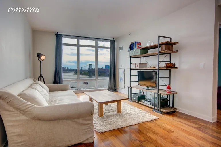 New York City Real Estate | View 2 Northside Piers, 19B | 1.5 Beds, 1 Bath | View 1