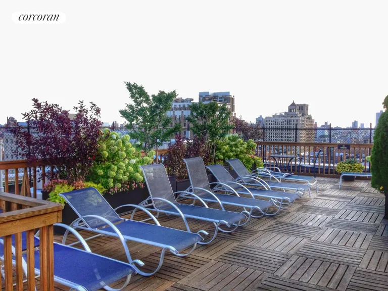 New York City Real Estate | View 230 East 15th Street, 2K | Second roof deck view | View 5