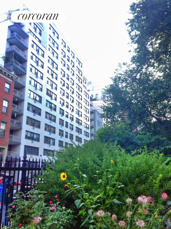 New York City Real Estate | View 230 East 15th Street, 2K | Building view from the park | View 9