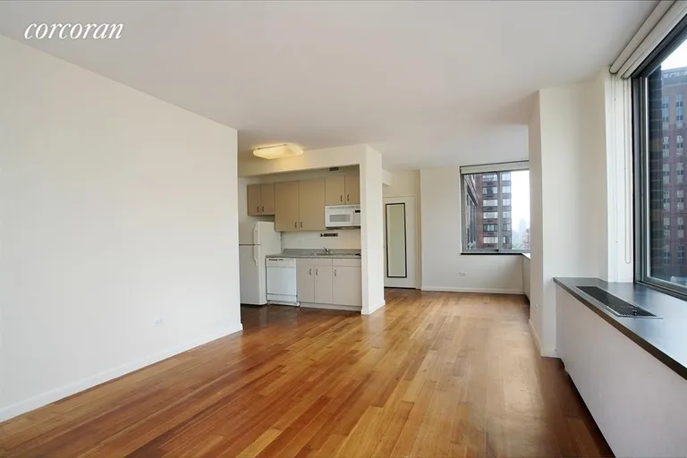 New York City Real Estate | View 111 West 67th Street, 20N | Living Room | View 2