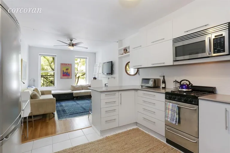 New York City Real Estate | View 214 East 84th Street, 2A | Kitchen / Living Room | View 3