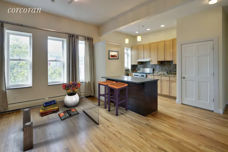 New York City Real Estate | View 233 Greene Avenue, 4b | Living/Dining and Kitched | View 2