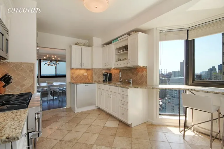 New York City Real Estate | View 1725 York Avenue, 29FG | Eat in Kitchen | View 2