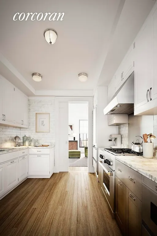 New York City Real Estate | View 160 West 12th Street, 23 | Custom designed kitchen by Thomas O'Brien  | View 2