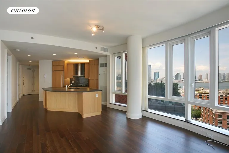 New York City Real Estate | View 70 Little West Street, 14B | Kitchen | View 11