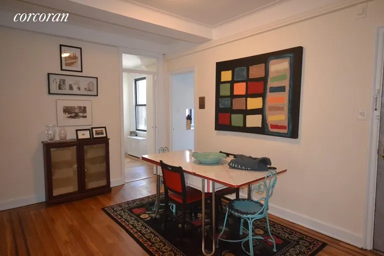 New York City Real Estate | View 201 West 77th Street, 2E | Giant foyer/Dining area | View 3
