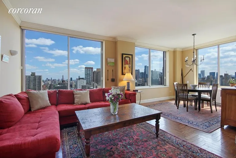 New York City Real Estate | View 200 Riverside Boulevard, 37E | Living Room | View 6