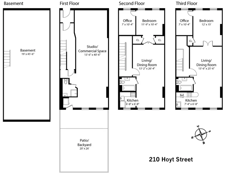 210 Hoyt Street | floorplan | View 9