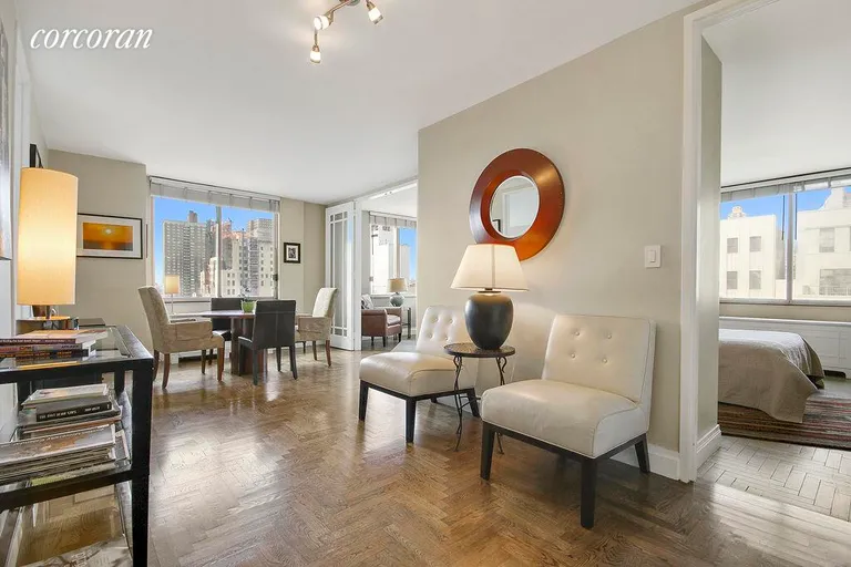 New York City Real Estate | View 350 West 50th Street, 17F | 2 Beds, 2 Baths | View 1