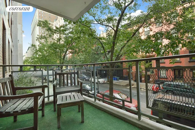 New York City Real Estate | View 130 East 18th Street, 2D | Outdoor space overlooking 18th Street | View 3