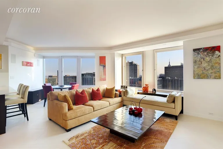 New York City Real Estate | View 150 West 56th Street, 6206 | 2 Beds, 2 Baths | View 1