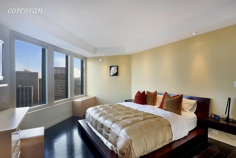 New York City Real Estate | View 150 West 56th Street, 6206 | Master Bedroom | View 3