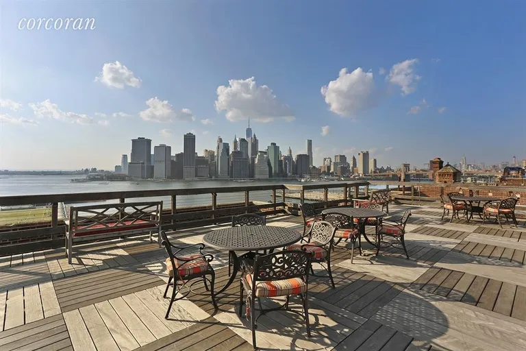 New York City Real Estate | View 2 Grace Court, 6C | Roof Deck and View | View 6
