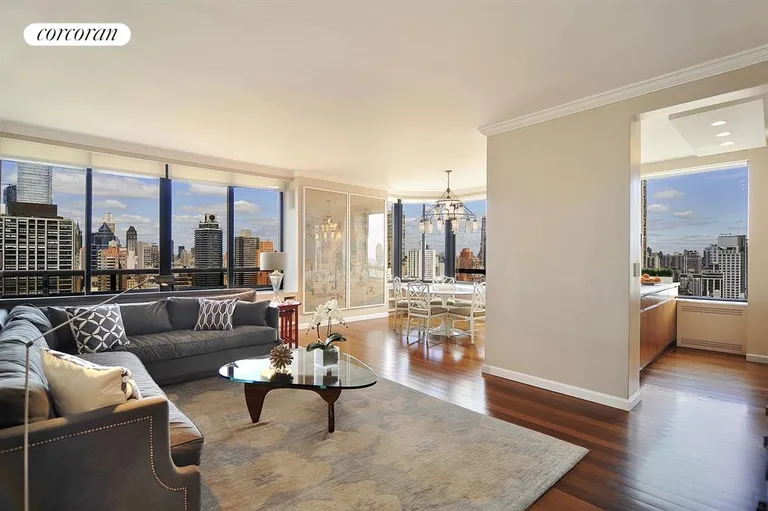 New York City Real Estate | View 418 East 59th Street, 30B | Living Room | View 4