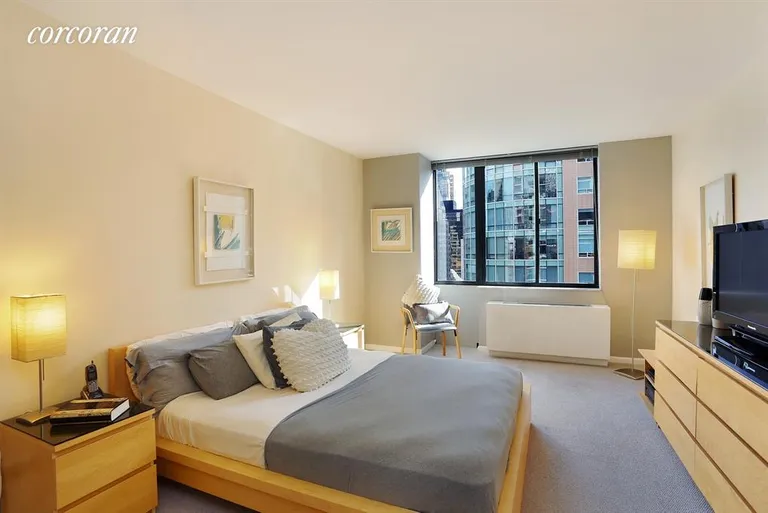 New York City Real Estate | View 255 East 49th Street, 15E | Master Bedroom | View 6