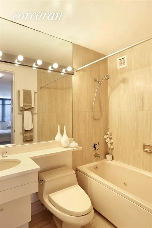 New York City Real Estate | View 255 East 49th Street, 15E | Master Bathroom | View 7