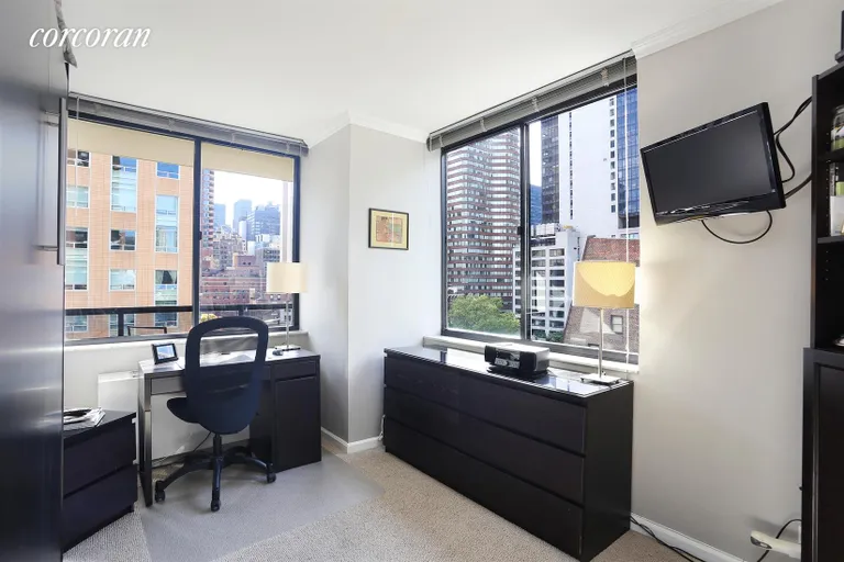 New York City Real Estate | View 255 East 49th Street, 15E | Media Room | View 14