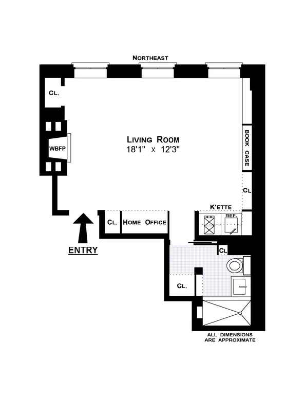 32 Downing Street, 4B | floorplan | View 5