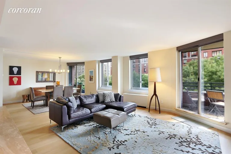 New York City Real Estate | View 333 Rector Place, 509 | 3 Beds, 2 Baths | View 1