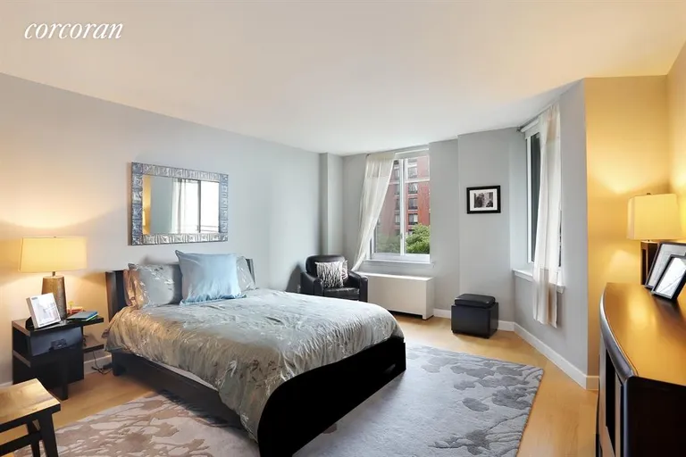 New York City Real Estate | View 333 Rector Place, 509 | Master Bedroom | View 3