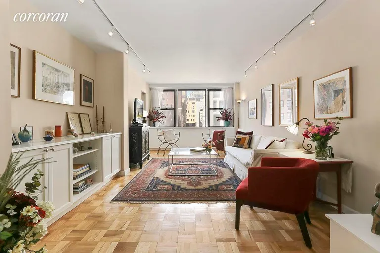 New York City Real Estate | View 201 East 21st Street, 11B | 1.5 Beds, 1 Bath | View 1
