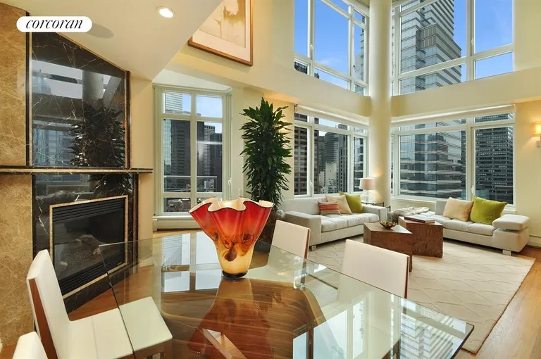 New York City Real Estate | View 205 East 59th Street, 23B | Living Room / Dining Room | View 2