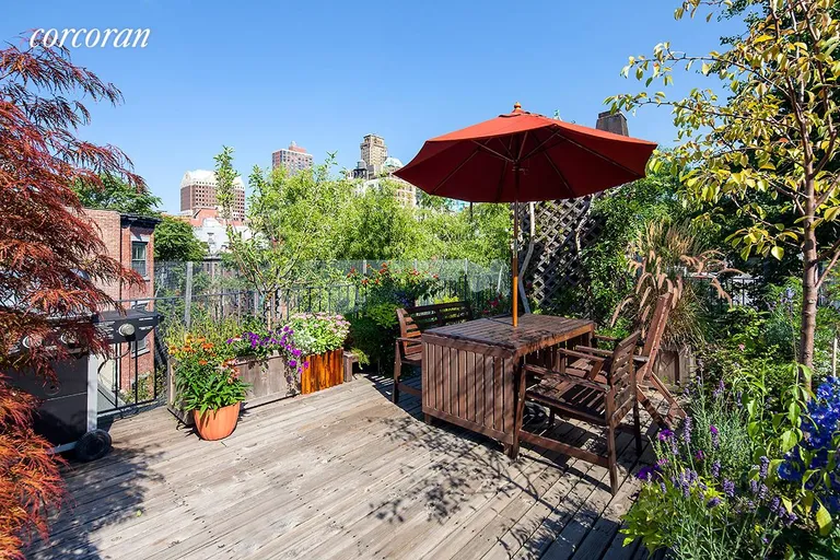 New York City Real Estate | View 289 Henry Street, 4 | Large (325 sq ft) private terrace | View 6
