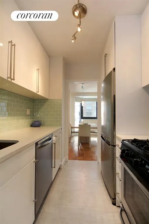 New York City Real Estate | View 1725 York Avenue, 18H | Newly Renovated Kitchen | View 3