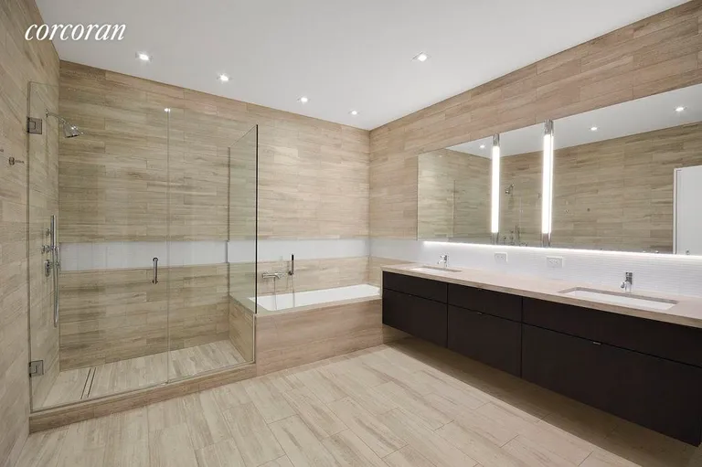 New York City Real Estate | View 421 Hudson Street, 620 | Spacious Master Bathroom | View 6