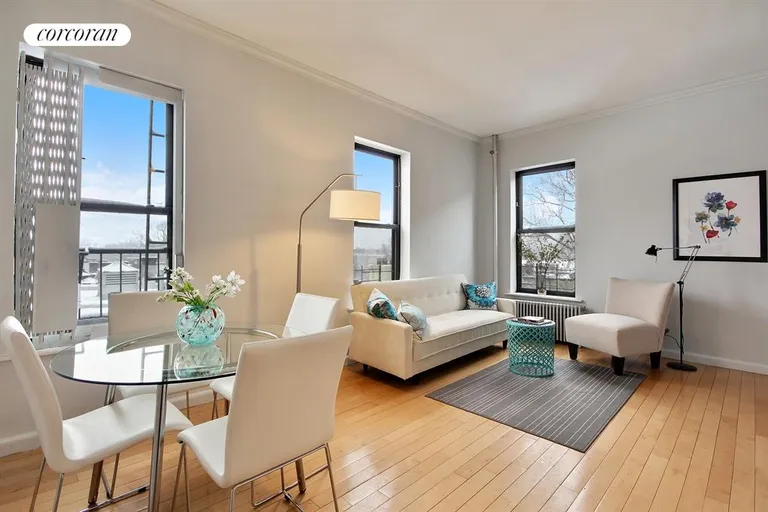 New York City Real Estate | View 92 Prospect Park West, 4C | Living Room | View 3