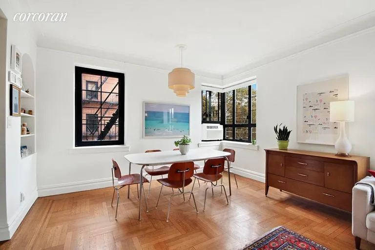 New York City Real Estate | View 140 8th Avenue, 4DE | Dining Area w/ Two Exposures    | View 2