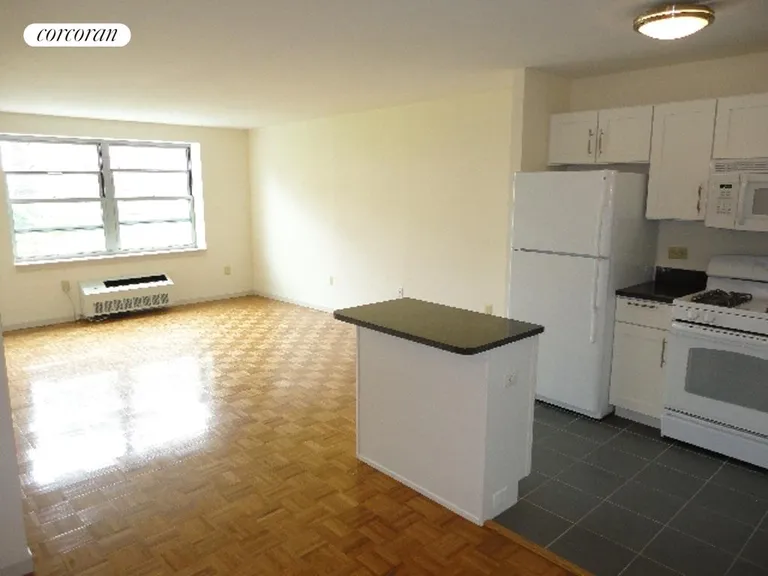 New York City Real Estate | View 218 Myrtle Avenue, 9H | Bright Living Room | View 2