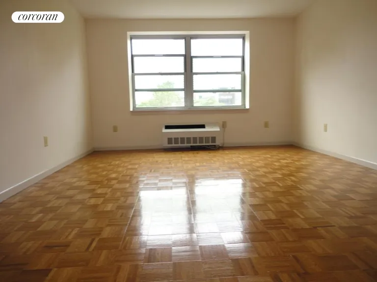 New York City Real Estate | View 218 Myrtle Avenue, 9H | Spacious Living Room | View 3