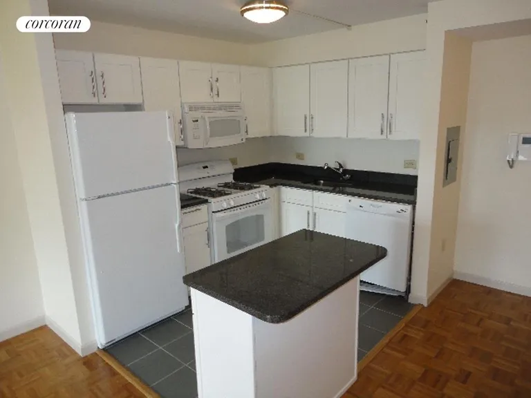 New York City Real Estate | View 218 Myrtle Avenue, 9H | Open Kitchen Concept with Island | View 4