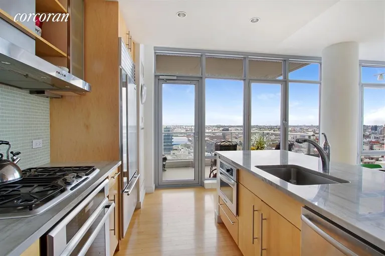 New York City Real Estate | View 1 NORTHSIDE PIERS, 18J | Kitchen | View 2