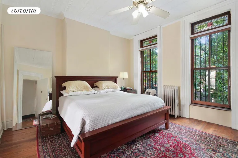 New York City Real Estate | View 24 Fort Greene Place | A Master Bedroom with a quiet, green view! | View 6