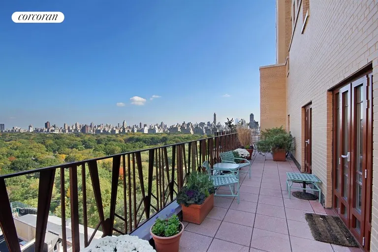 New York City Real Estate | View 25 Central Park West, 20R | Terrace | View 2
