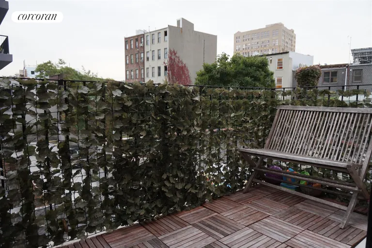 New York City Real Estate | View 233 Kent Avenue, 3 | Terrace in Master BR (Eastern Exposure) | View 13